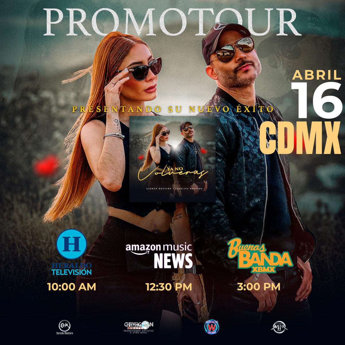 MariGallegos_11's tweet image. #PromoTour en CDMX @GermanMontero5 &amp;amp; @EdithCarolinaM 
@elheraldomexico @amazonmusic @TvBandamax 🙌🏽🤞🏽😃