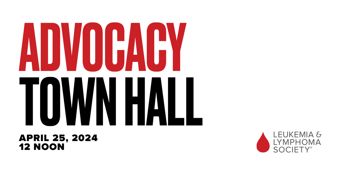 Join us at our Advocacy Town Hall April 25! We'll discuss how we can work together in 2024 to break down financial barriers cancer patients face and ensure blood cancer patients can get the lifesaving treatment they need—without delay. Register today ⬇️ tlls.zoom.us/webinar/regist…