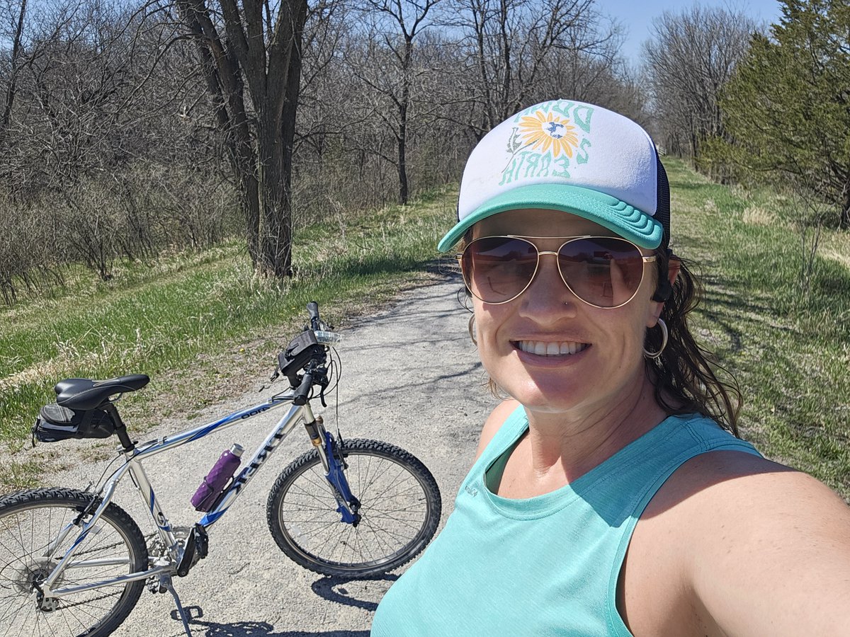 Ashley of Malcom took the NRD Recreation Exploration challenge and biked Lower Platte South NRD's Oak Creek Trail (Valparaiso to Loma) for her first ride of the year! Learn more about the NRD Recreation Exploration: nrdnet.org/recreation