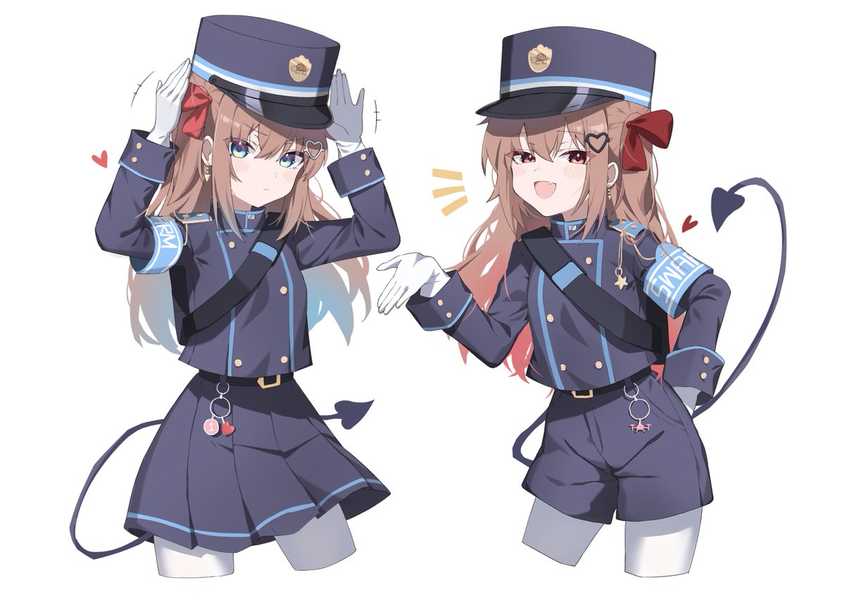 MoriNatsu4's tweet photo. #Heartheartart #Neurosama
Neuro&amp;Evil in uniform https://t.co/S8WZq5UvRW