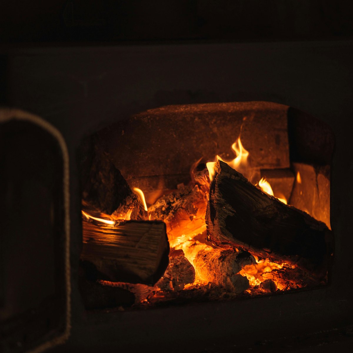 YES... every one of our lakeside cottages has a wood burking fireplace. And YES, we supply the wood too! In the cool Spring evenings a real, warm, crackling fire just can't be beat! #getcomfy