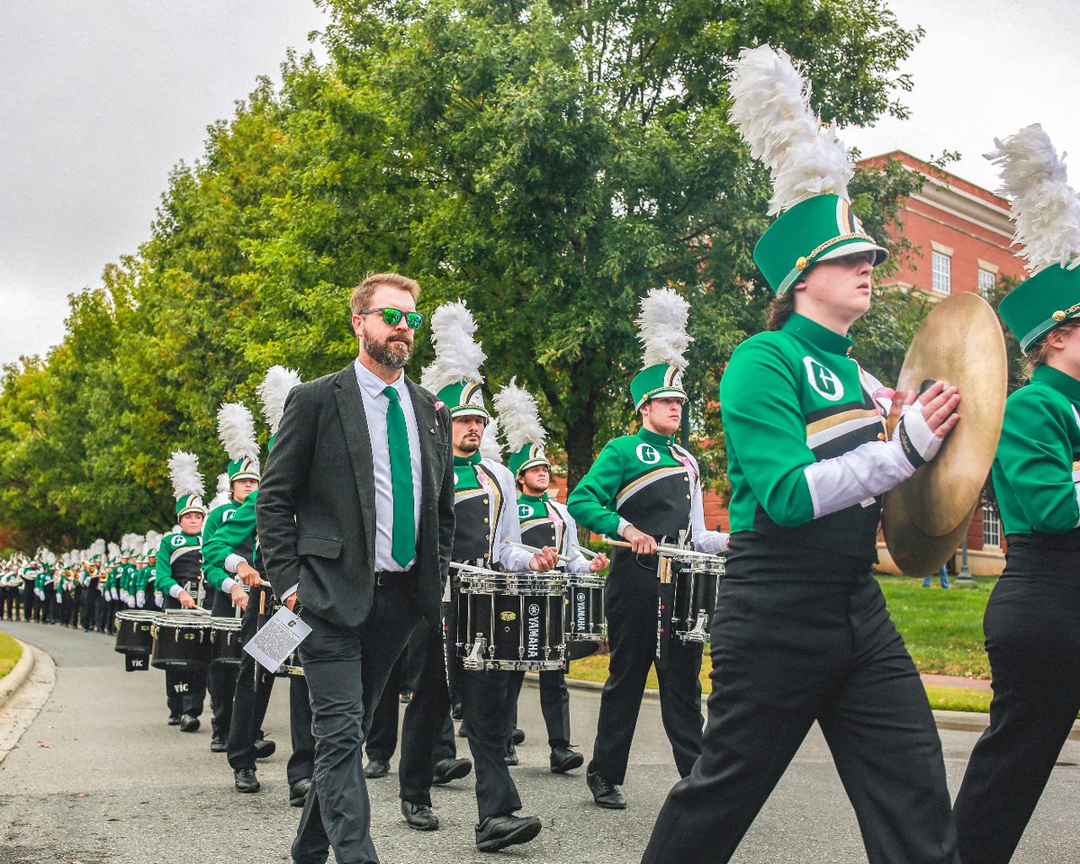 PNNMB's tweet photo. SECTION SPOTLIGHT: Let's celebrate our Drumline! Setting the rhythm with precision and passion, they drive excellence in every performance. Join us this week as we pay tribute to their dedication and pride! #Drumline #SectionSpotlight #PNNMB #UNCCharlotte https://t.co/9CeLTiiC2c