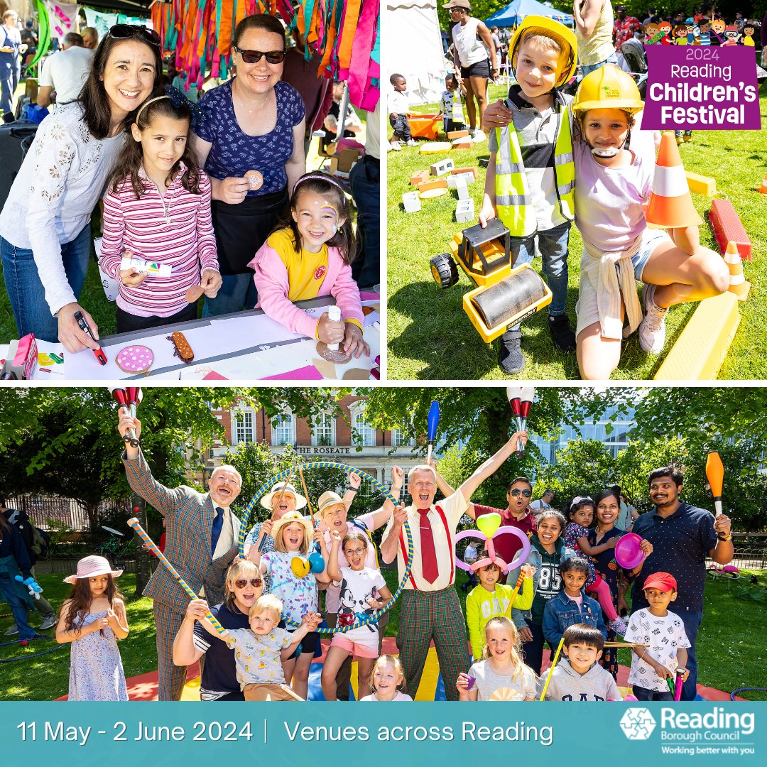 🎉 Celebrate the 35th anniversary of Reading #ChildrensFestival with us! Join us as we kick off at #ForburyFiesta on 11 May for sports-themed fun! Enjoy the three weeks of workshops, theatre, music, and sport across the borough for kids of all ages!
#eventsinreading #rdguk