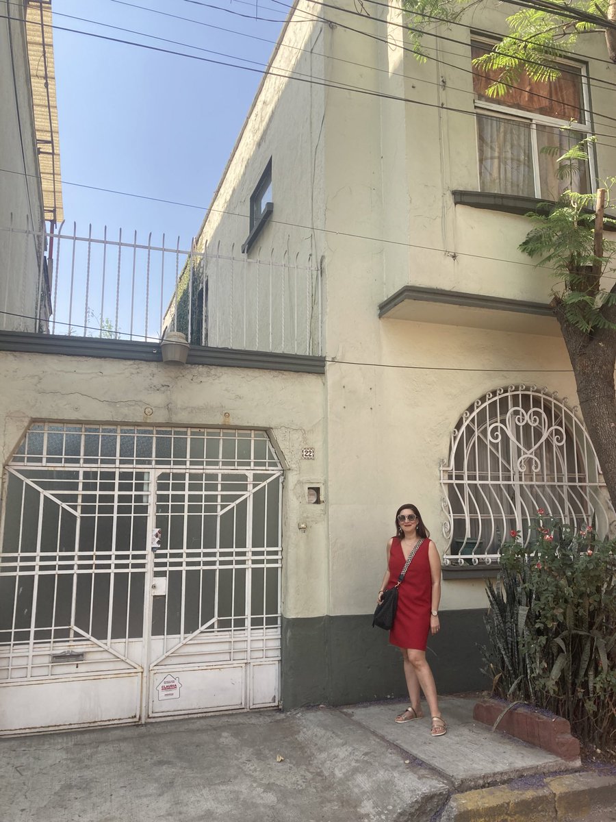 Here I am, at Alfonso Cuarón’s ROMA house. ♥️