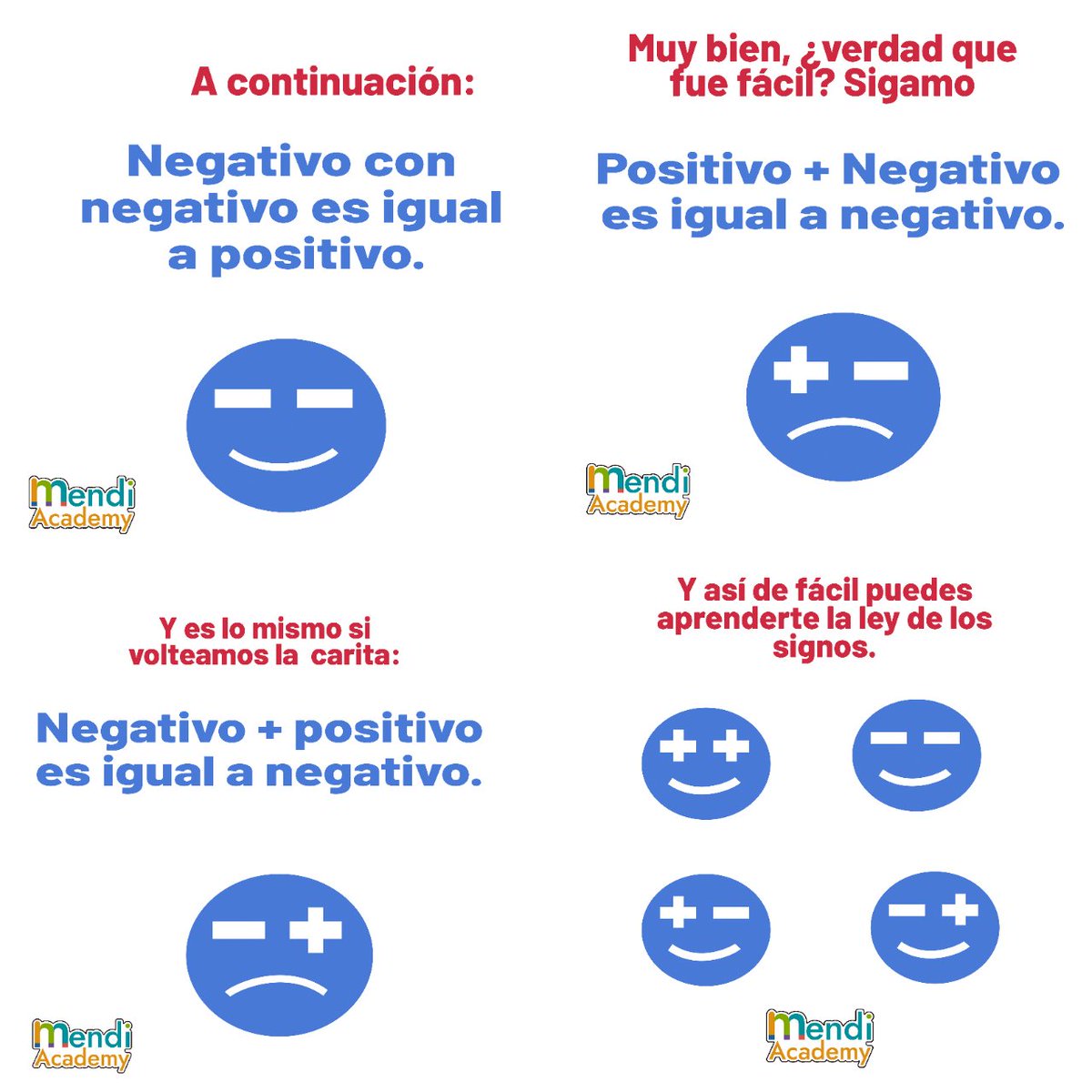 mendiacademy's tweet photo. Con estos tips, las leyes de los signos serán pan comido. ➕➖✖️➗

#tipsdeestudio #tipsdeproductividad #aprender #metodosdeestudiofaciles #educacion #AprendizajeDiferente #mejoratuscalificaciones 
#EstudioDinámico #AprendizajeEncantador #educacionuniversitaria #ayudaparaestudiar https://t.co/GzZHgt5tAl
