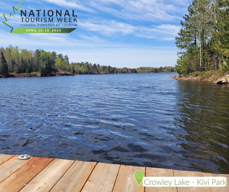 Did you know #Sudbury is locally known as the City of Lakes?! Greater Sudbury contains 330 lakes, more than any other municipality in Canada. An ideal destination for fishing, paddling and swimming! 📷 Crowley Lake at @KiviPark #TourismWeekCanada2024 #GoGreen #DiscoverSudbury