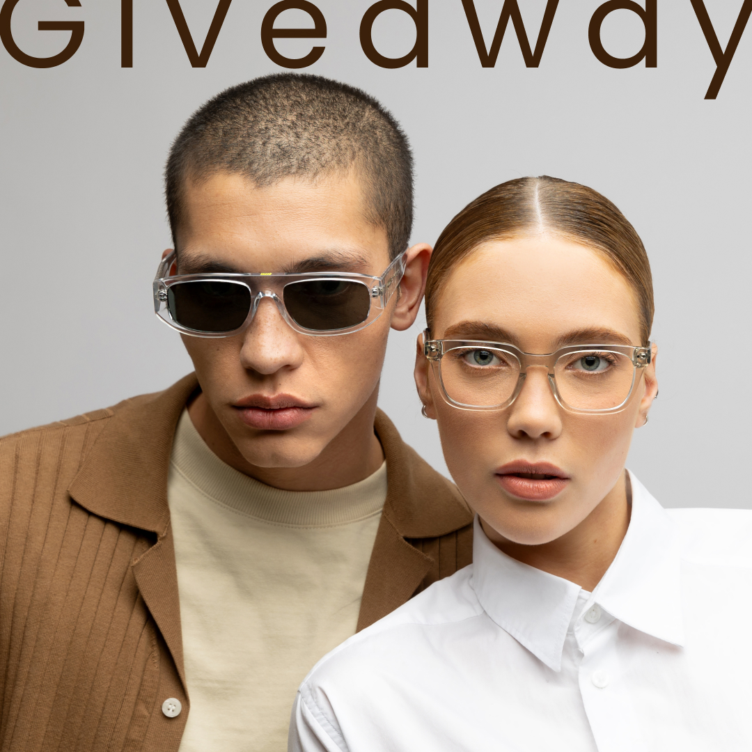 😎🌈 GIVEAWAY ALERT 😎🌈 Head to our IG @GlassesUSA for details! Models are wearing: Revel Star Clear & Muse Naomi Clear