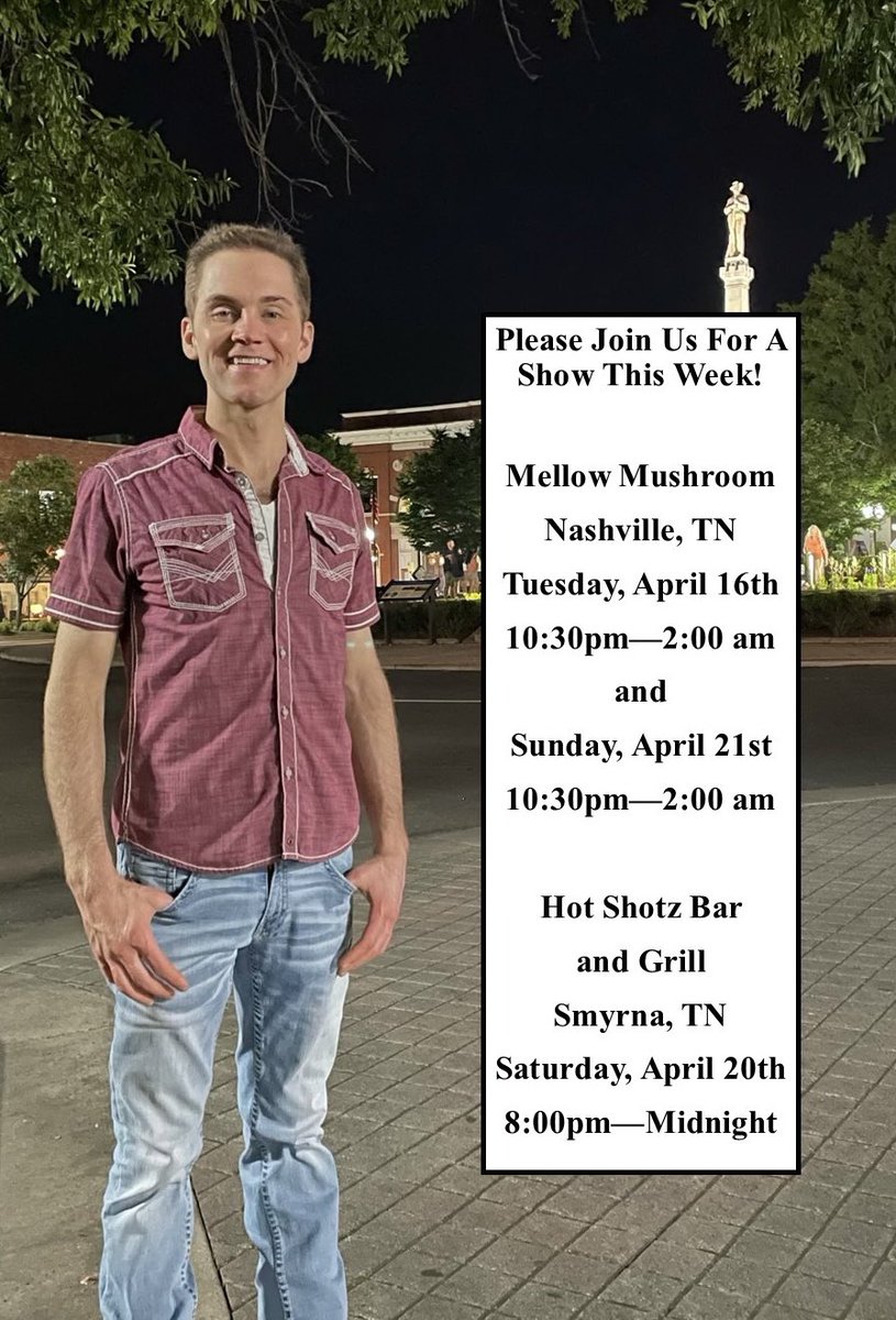 Come on out to a show and enjoy live music! We always have a great time 😀🎸🎉🕺🏼💃 #douglasriley #douglasrileymusic #nashville #singersongwriter #countrymusic #indieartist #livemusic #originalmusic #countryartist #bar #countryboy #countrygirl