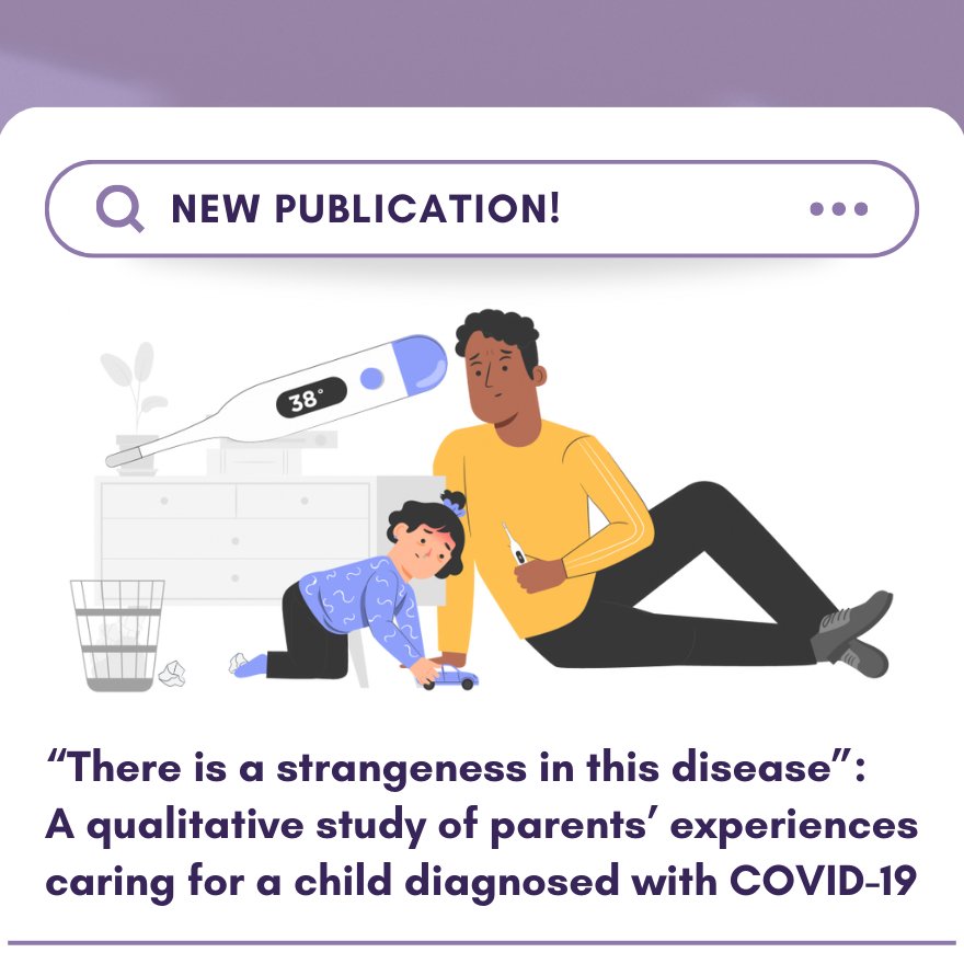 👨‍👩‍👧‍👦Exploring the human side of the pandemic: Our latest publication in PLOS ONE delves into the raw experiences of parents caring for a #child with #COVID19. 😷💬 From navigating uncertainty 😕battling #anxiety about the diagnosis 📝and struggling with isolation-related #stress 🔒