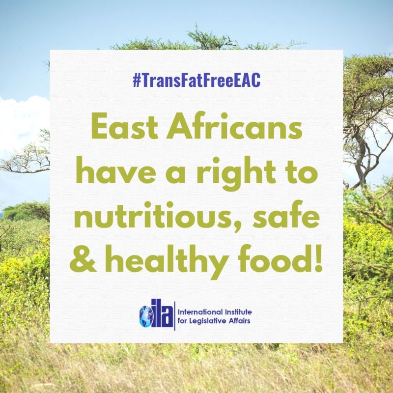 Industrially produced trans fats (iTFA) pose a serious threat to our health. Dear @EA_Bunge @jumuiya, we urge you to prioritize a regional regulation to limit iTFA in our food supply, to save lives & promote better health for East Africans. #TransFatFreeKenya #TransFatFreeEAC