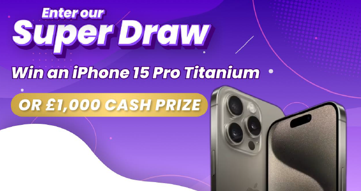 Win a brand new iPhone by supporting East Herts Lottery! 😁This fantastic superdraw prize is on top of chances at weekly prizes of up to £25,000 ✅️Get your tickets by Saturday, 27 April and support your local community👉️ easthertslottery.co.uk #charityfundraising