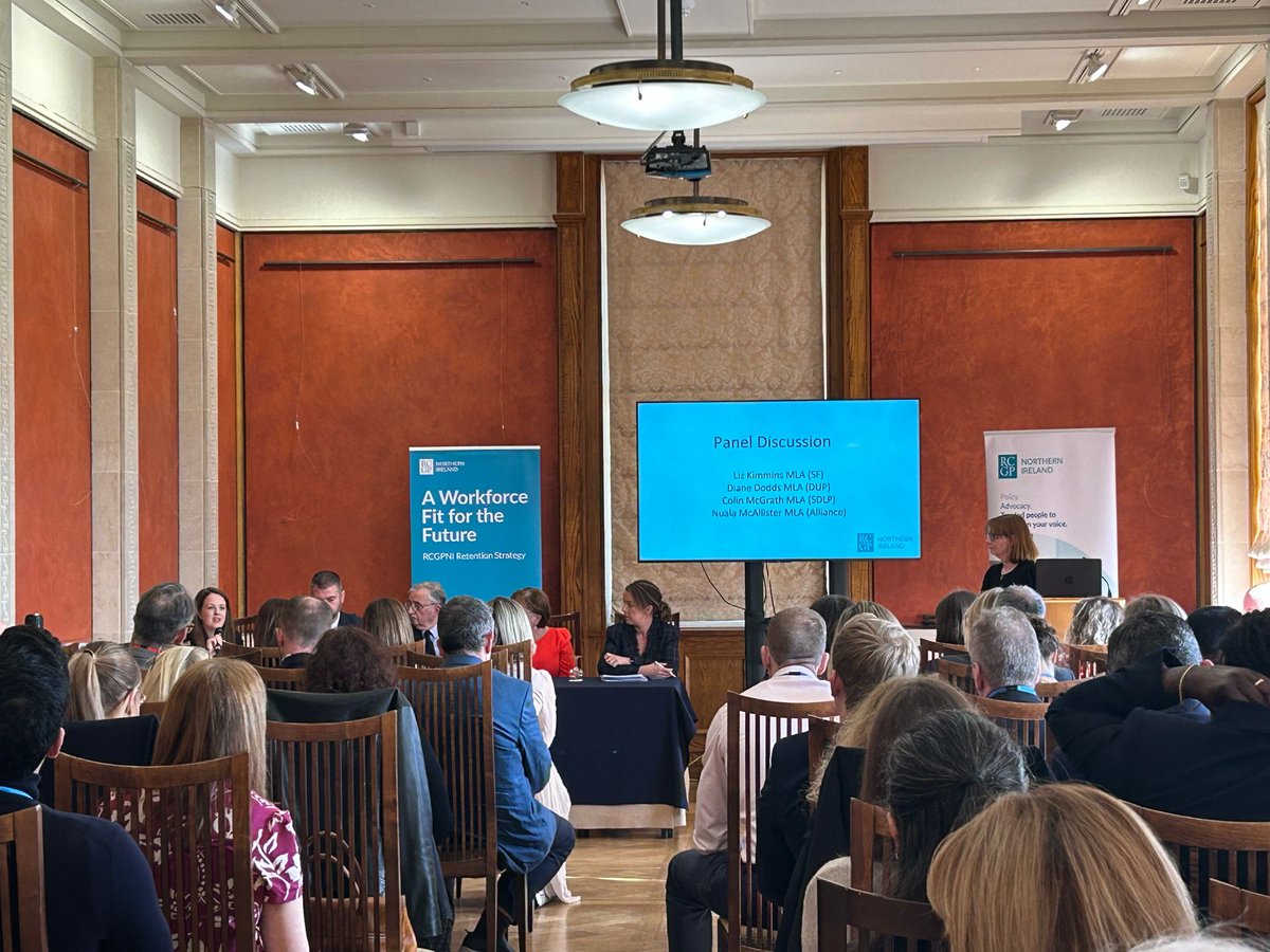 Great to join @rcgp_ni for the launch of their workforce retention strategy. This is the second report in the space of a month illustrating the challenges facing GPs - look forward to working with RCGP to ensure the Health Minister takes action against this deepening crisis.