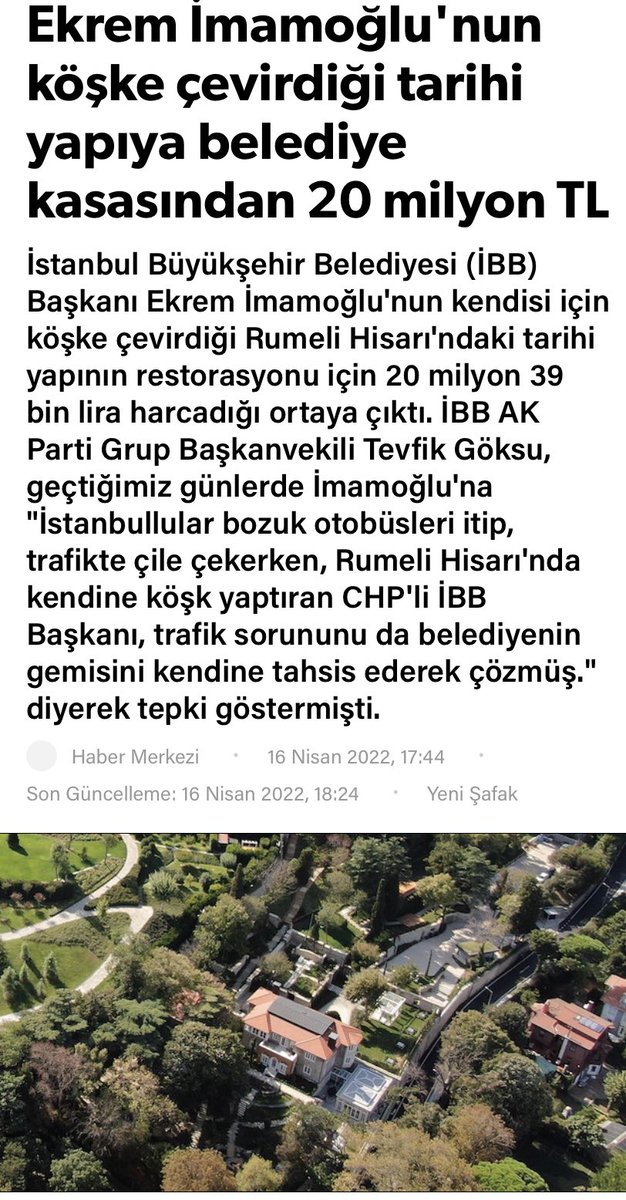 Bunu yazacak şerefiniz var mı diye merak ediyorum @ismailsaymaz ve @sabansevinc2 Şehitlik bölgesindeki konuta 20 milyon tadilat parası verip ailesiyle yerleşmiş adam..