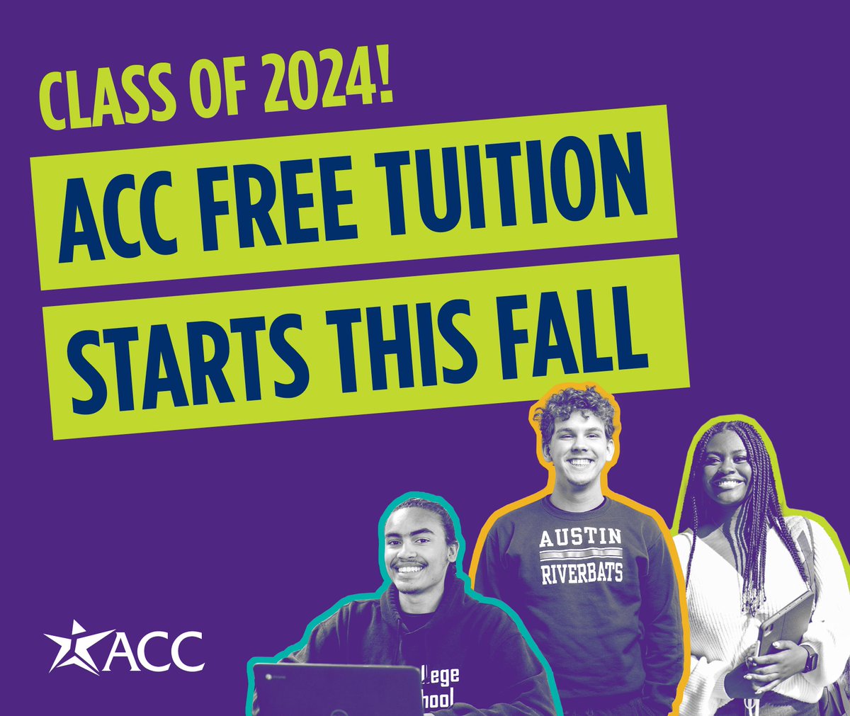 ICYMI: ACC’s Board of Trustees approved the Free Tuition Program, allowing eligible high school graduates and GED® completers to attend ACC at no cost for tuition beginning this fall. Visit the link below to ask the questions you may not see in our FAQs. fs27.formsite.com/accpicm/zzwgr0…