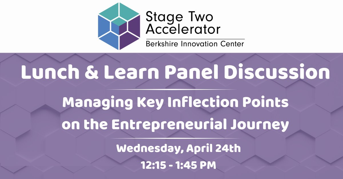 Calling all entrepreneurs! Join us next week for a lunch and learn panel discussion. Our panelists will offer their perspectives, insights, and varied opinions regarding how to examine and respond to growth points on the entrepreneurial journey. Register: tinyurl.com/2s3wr8xh