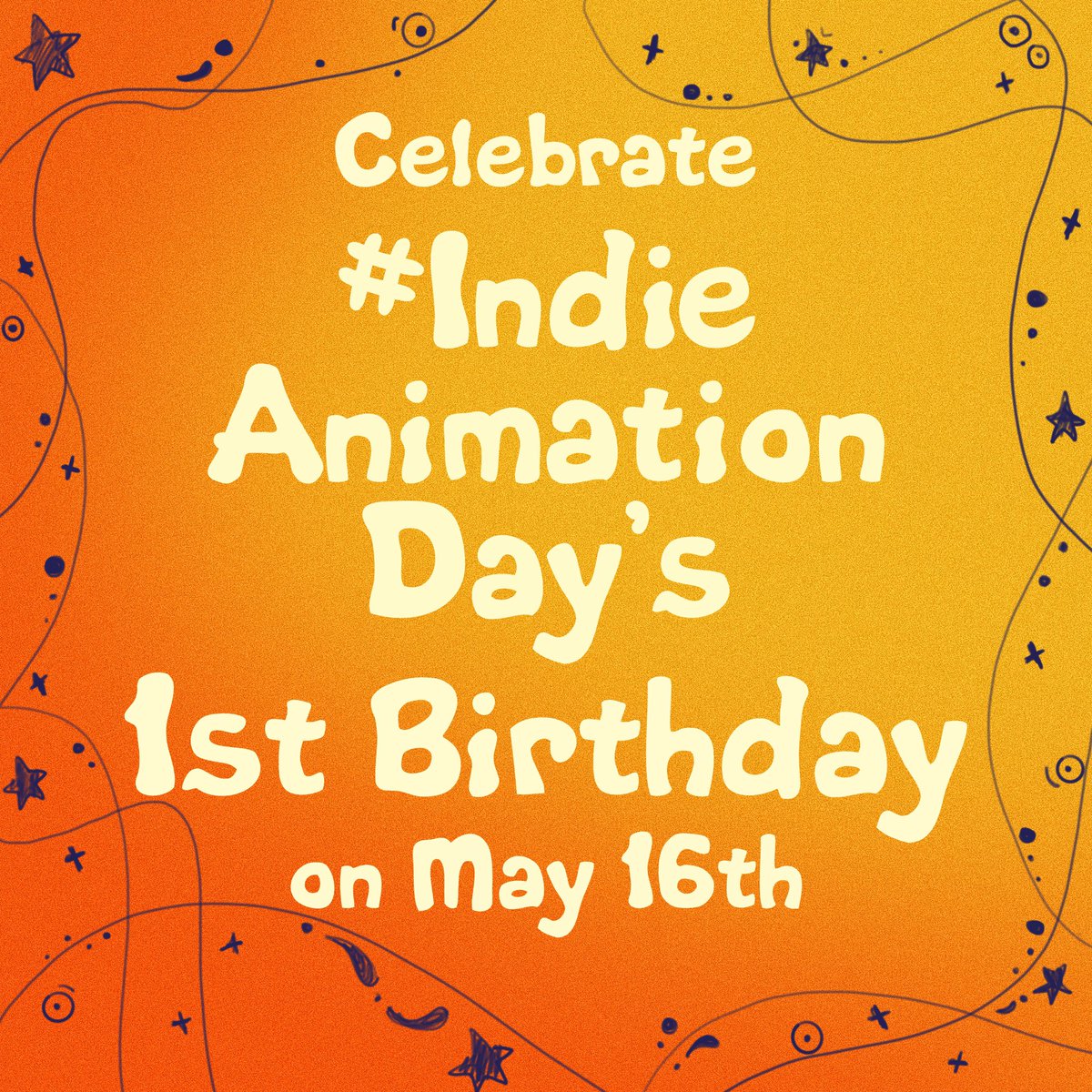 NEXT #INDIEANIMATIONDAY IS ONLY A MONTH AWAY ON MAY 16TH!!!🎉 And it’ll be the anniversary of the first ever Indie Animation Day!! 😱 We can’t wait to celebrate a whole year of IAD together next month! 💛 #indieanimation