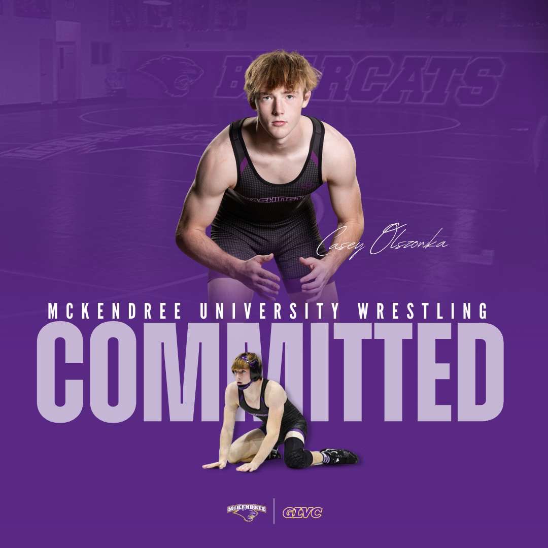I am excited to announce that I will be continuing my academic and athletic career at McKendree University. I would like to thank all my coaches (High School, Youth, and Purler), friends and family for all the help and support. #ohmtrained #burntheships #futurenationalchamp