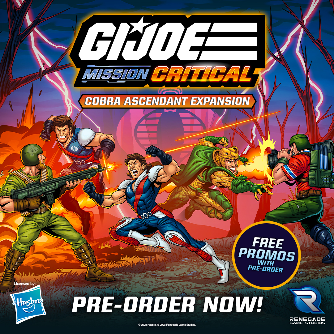 It's time to take down Cobra! 💥 Only one week left to pre-order the G.I. JOE Mission Critical Cobra Ascendant Expansion! Pre-Order Here 👉 brnw.ch/21wIRZf