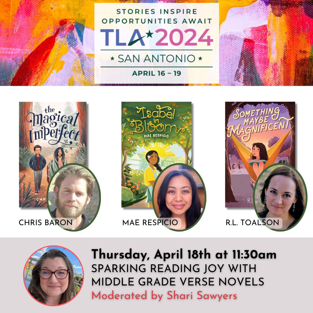 It’s @TXLA24 time! Here are all the places I’ll be at TLA, so please come say hello! On the schedule today: THE FIRST MAGNIFICENT SUMMER book signing