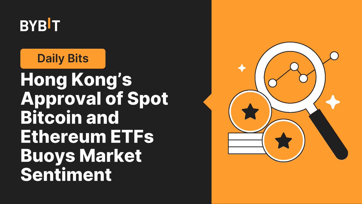 🧠 Hong Kong has approved spot Bitcoin and Ethereum ETFs.

$OM jumped by 16.9% after Mantra Chain CEO discussed the Future of Real-World Asset Tokenization and Institutional Adoption.

🌐 Explore More: i.bybit.com/ab2BuxbT

#TheCryptoArk #BybitNews