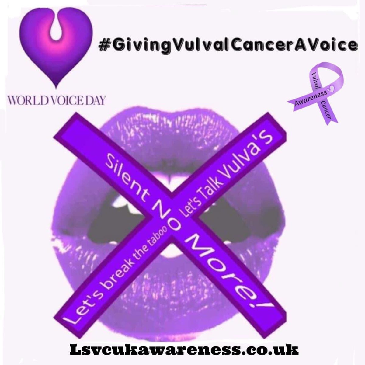 Today is #WorldVoiceDay 
For us it’s about giving #VulvalCancer a voice 📢

Although Vulval cancer is a rare cancer. Around 1,400 women are diagnosed in the UK each year and many of those had never heard of this gynaecological cancer before.
cancerresearchuk.org/about-cancer/v…