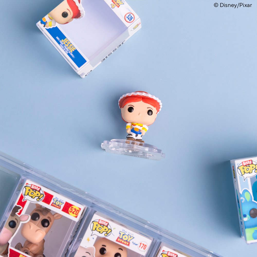 Ride like the wind to Funko.com to collect the Disney and Pixar Toy Story Bitty Pop! miniature figures! They’re excited to pal around and play alongside the rest of your collection. bit.ly/3Q2qMro #Funko #FunkoPOP #BittyPop #ToyStory