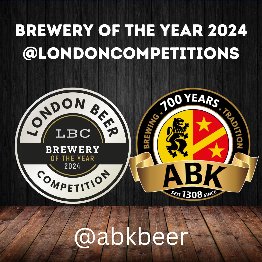 Huge shoutout to ABK Beer for continuously bringing home the wins 🎉🍺  Brewery of the year @londoncompetitions.🔥 #proudlybavarian #awardwinningbeer #veganbeer #abkbeer abkbeer.com