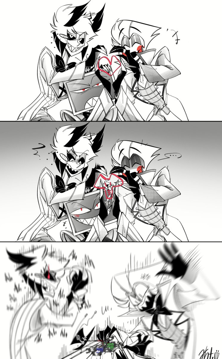 Vox : We could have been more direct! Ala/Luci :???????????? #HazbinHotel #appleradio #LuciferxAlastor #voxal #Alastor