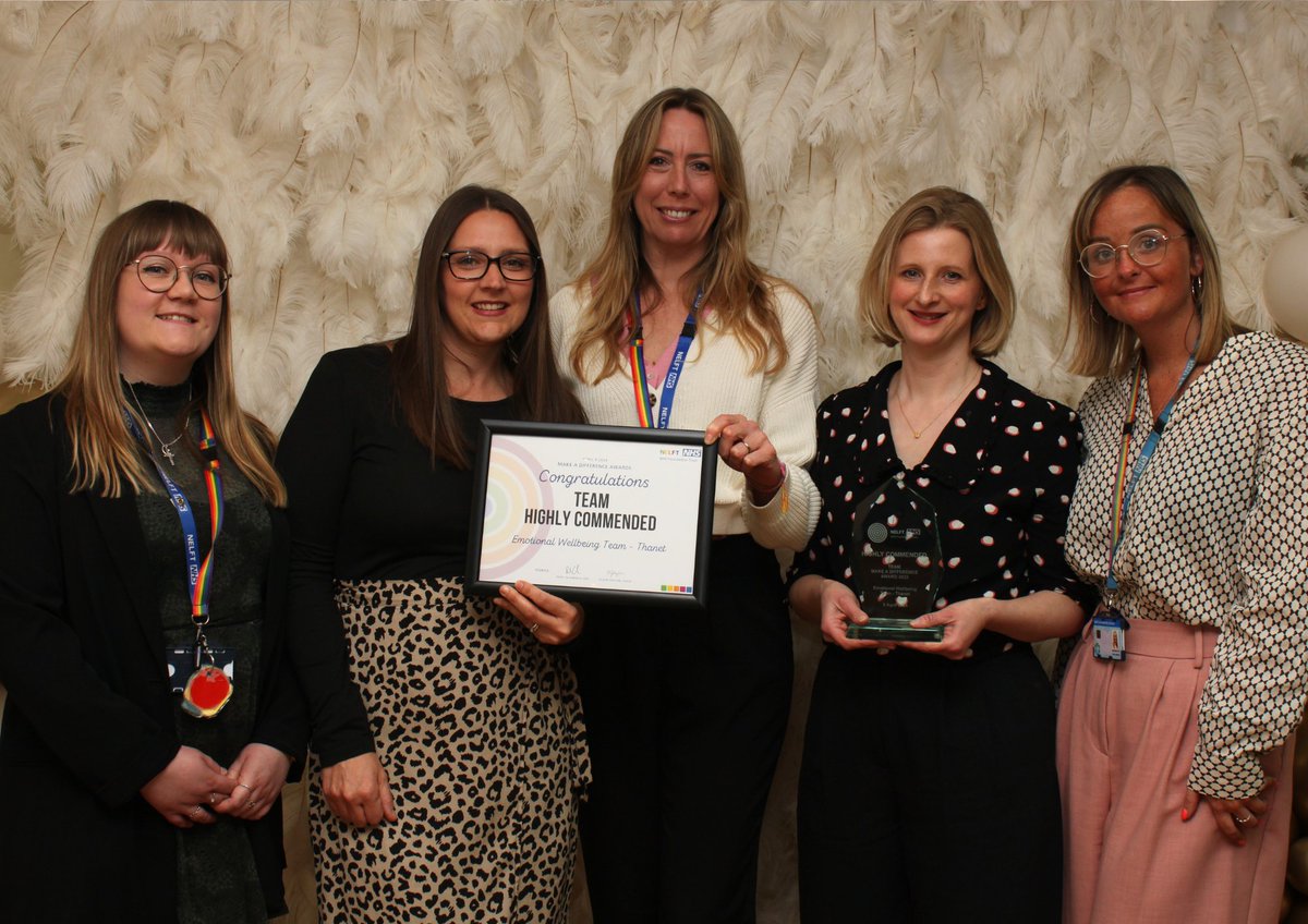 The Thanet Emotional Wellbeing Team, a team of specialists trained to help children at school with their emotional wellbeing and mental health was celebrated at the Trust’s annual awards earlier this month. Read more here 👉 zurl.co/iV0z
