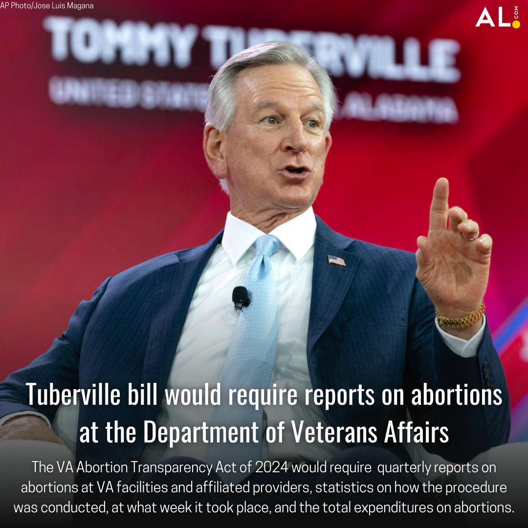 Of the 88 abortions the VA provided through Sept. 2023, nine were because the life of the mother was endangered, and 15 were because the pregnancy was the result of rape. The remaining 64 were because the pregnancy threatened the mother’s health. More: al.com/news/2024/04/t…