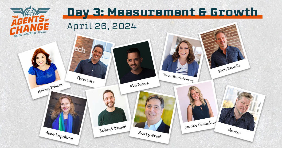 agentsofchange's tweet photo. Introducing our day 3 speaker lineup! ✨ Register for the summit today for expert insights on measurement and growth 🌟
#virtualsummit #aocp #measurementtips #growthtips https://t.co/kUwu5IUmCa