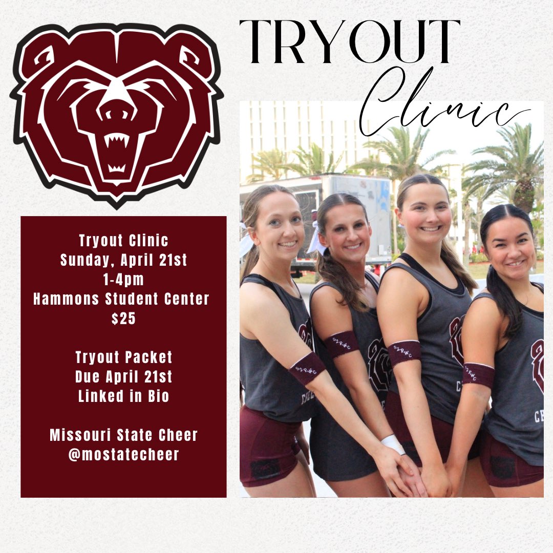 Missouri State Cheerleading tweet media