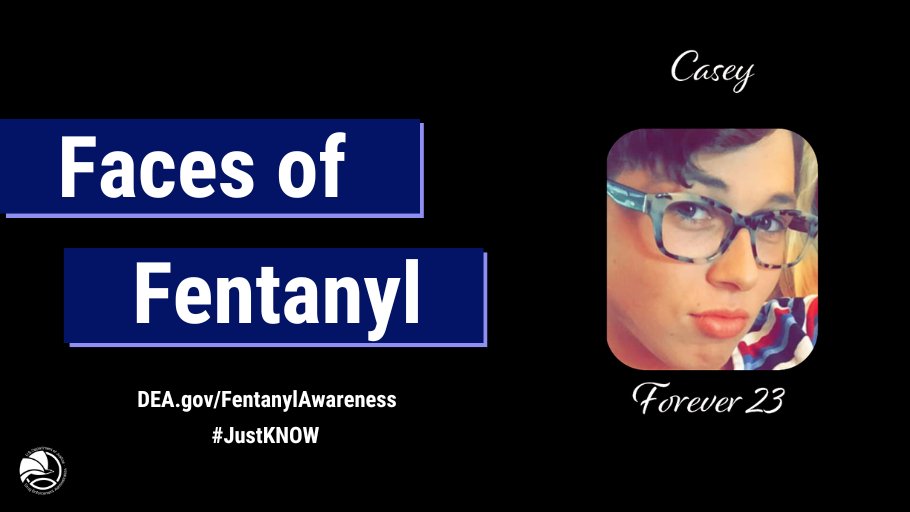 #DYK 68% of overdose deaths involved synthetic opioids, primarily fentanyl. Join DEA’s efforts to remember the lives lost from fentanyl poisoning by submitting a photo of a loved one lost to fentanyl #JustKNOW Learn more dea.gov/FentanylAwaren…