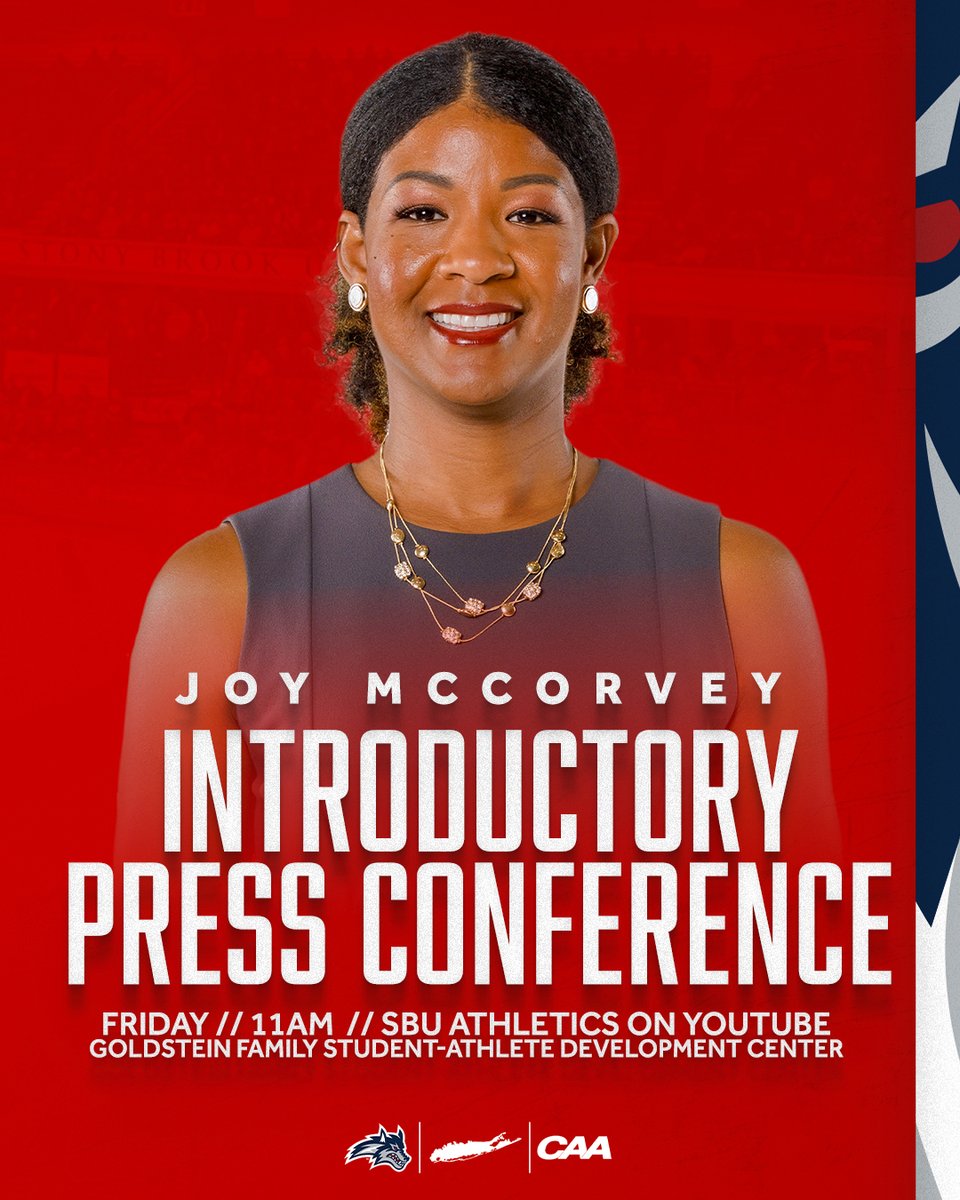 Join us on Friday at 11 AM in the Goldstein Family Student-Athlete Development Center for Coach McCorvey's introductory press conference! 📰: bit.ly/3W2ZLrO 🌊🐺 x #CAAHoops x @CoachJoy2u