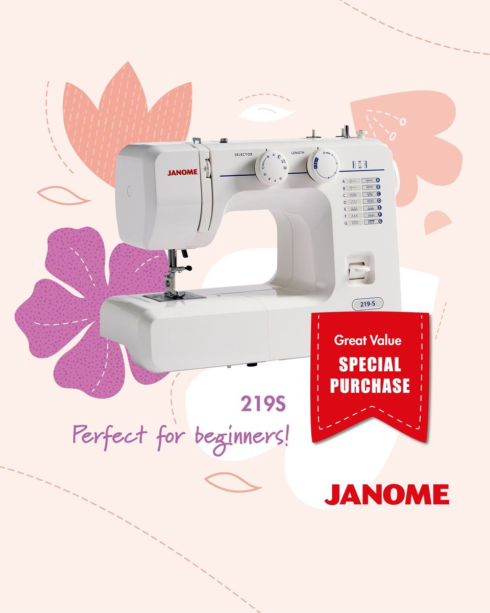 JanomeUK's tweet photo. Spring has sprung โ despite the April showers! โ and so have our #SewingWithStyle offers!๐
Dive into savings galore with our collection of sewing machines, embroidery machines, and overlockers - hurry whilst stocks last!โจ
Head here for all the details: https://t.co/w31PsxHDub https://t.co/7Pd3nlozZc