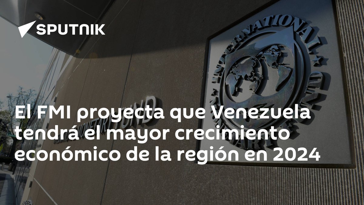 El FMI proyecta que #Venezuela tendrá el mayor #crecimientoeconómico de la región en 2024 latamnews.lat/20240416/el-fm…