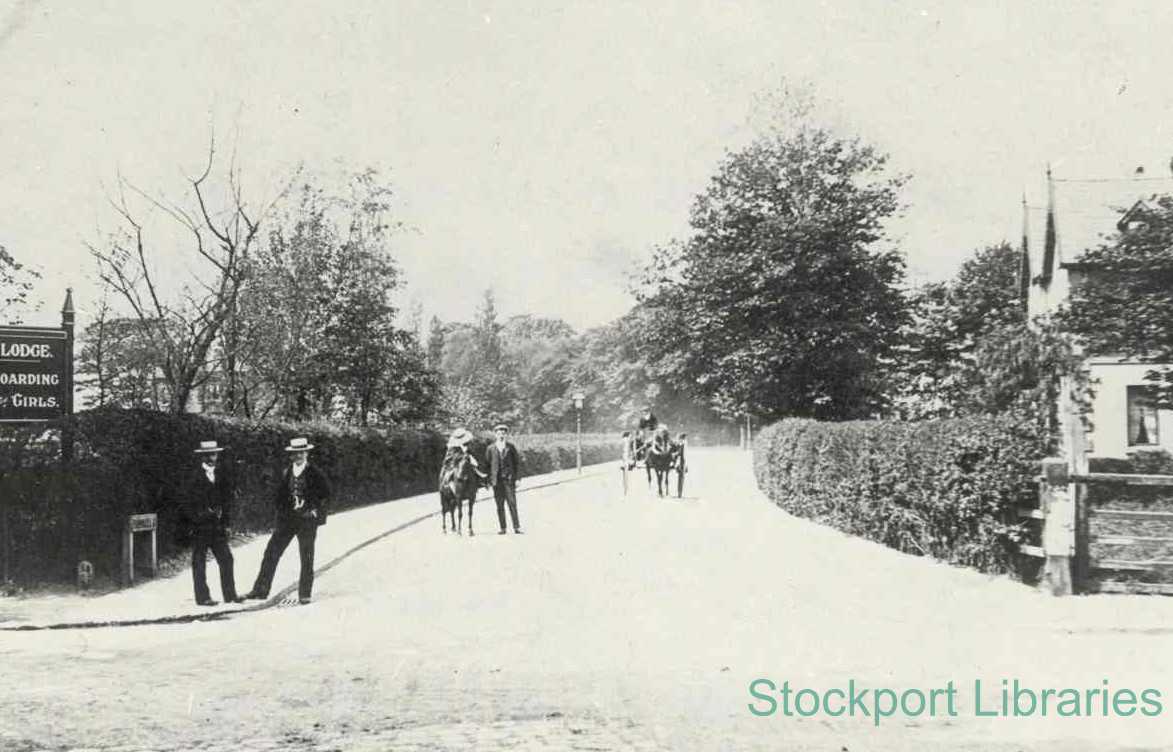 For last week's #WhereinStockportWednesday from #StockportHeritage Library, did you spot we were at the Junction of Mauldeth Road and Priestnall Road outside the Fylde Lodge Day and Boarding School for Girls in 1914. Another picture teaser tomorrow at 5pm.