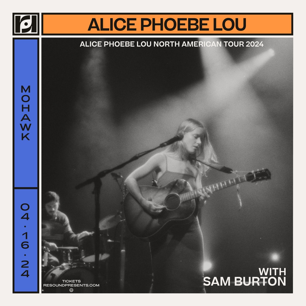 the angelic @alicephoebelou is playing a sold out show at @mohawkaustin tonight with sam burton 👼 doors at 7, music at 8!