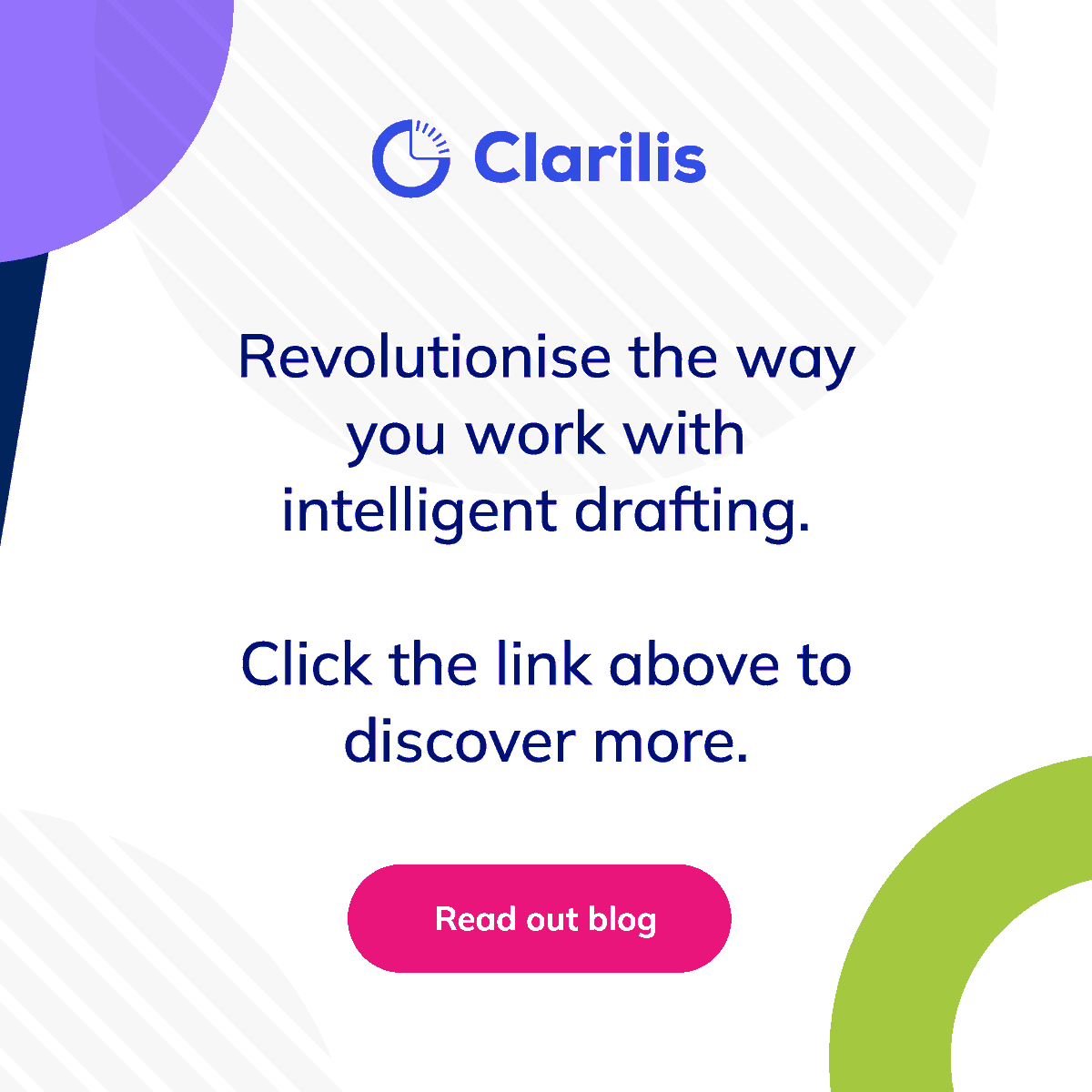Clarilis delivers document automation projects in a fraction of the time it would take you with a self-build toolkit. Drastically reduce the time, effort and resources to deliver and maintain automation projects.

Read more here: clarilis.com/blog/why-self-… 

#legaltech #lawyers