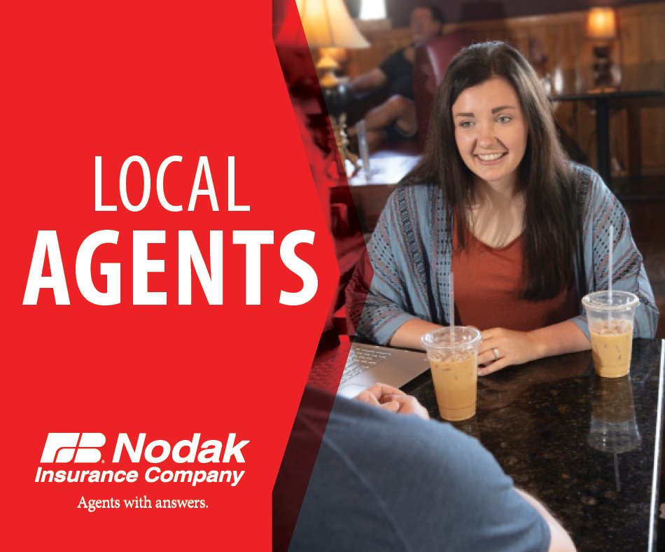 Why insure with Nodak Insurance? Our agents are local. We live and work in your community. We're your friends and neighbors. Find a Nodak Insurance agent near you: ow.ly/JqtC50I9nSf #agentswithanswers