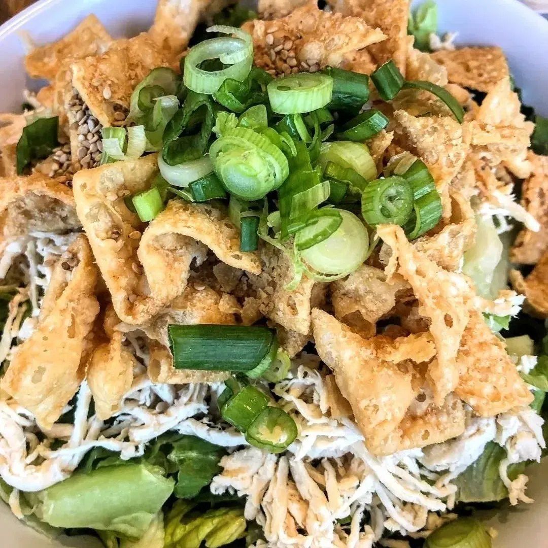43 Years of serving the best #ChineseChickenSalad on this planet⠀
#FeastFromTheEast #ILoveSalad #SaladDays #saladlover #salad #foodporn #instafood  #foodstagram #healthylifestyle  #foodlover#healthyeating #salads #fresh #sesamedressing
Photo by @curiouscravingz