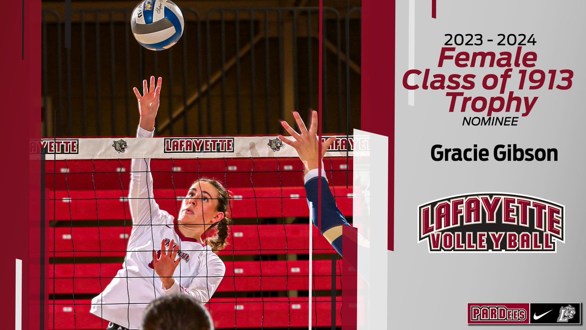 Gracie Gibson is up for this year’s 1913 Trophy. This is an annual senior award presented to a female student-athlete with stellar athletic and academic achievements.

This year’s 1913 Trophy winners will be announced on April 29 at the 2024 PARDees.

#RollPards #2024PARDees