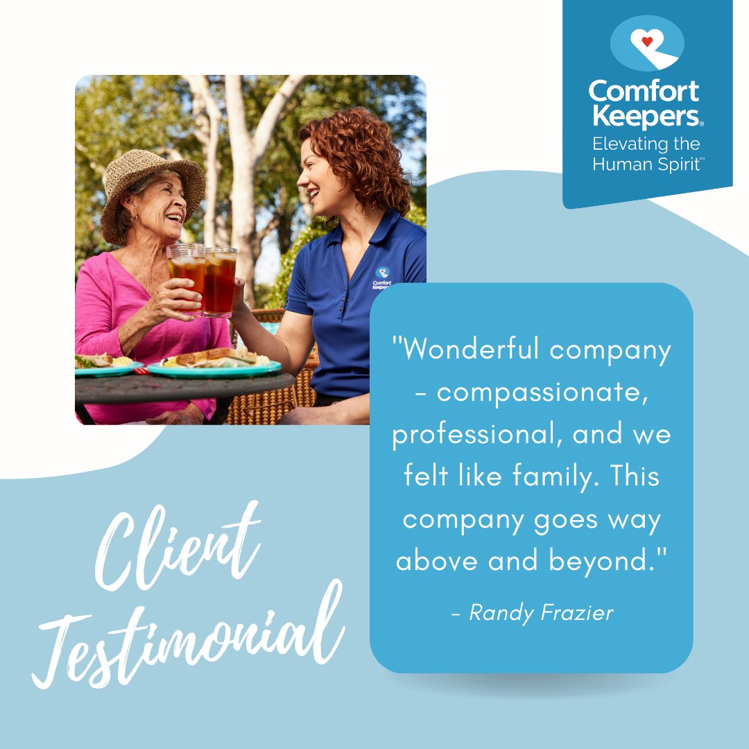 🌟 Thank you for your positive feedback on our home care services! Your kind words motivate us to continue providing compassionate care to families in need. 💗 

#Testimonial #CompassionateCare #InHomeCareServices