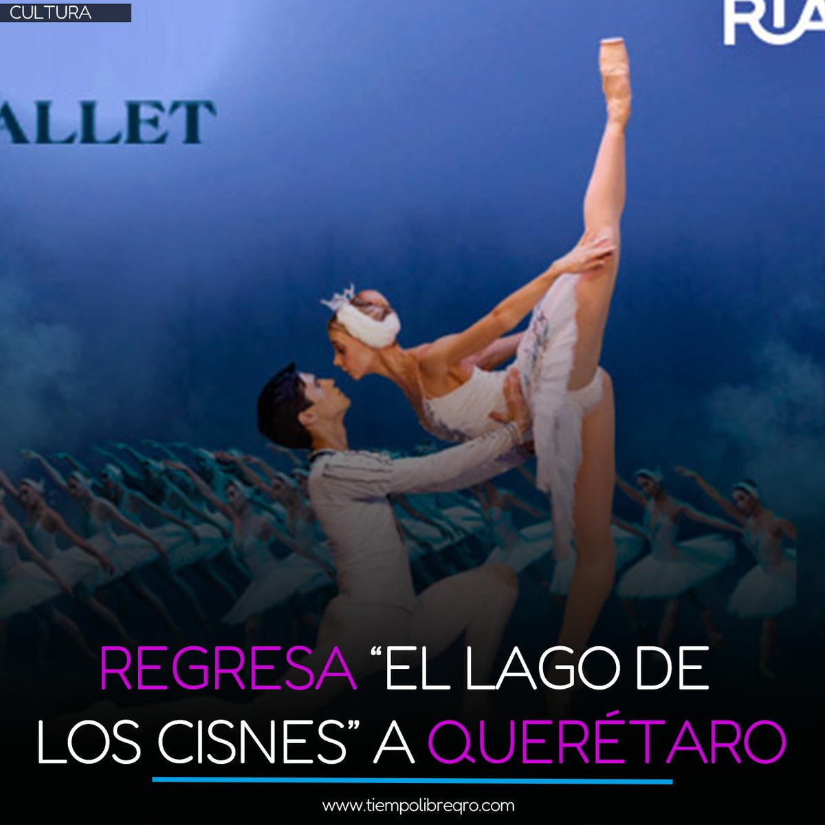 🩰 Prepárese para ser cautivado por la magia del ballet clásico cuando el Russian State Ballet Mari El, traiga su aclamada producción de "El lago de los Cisnes" a #Querétaro.

👉 bit.ly/3vQCDlz