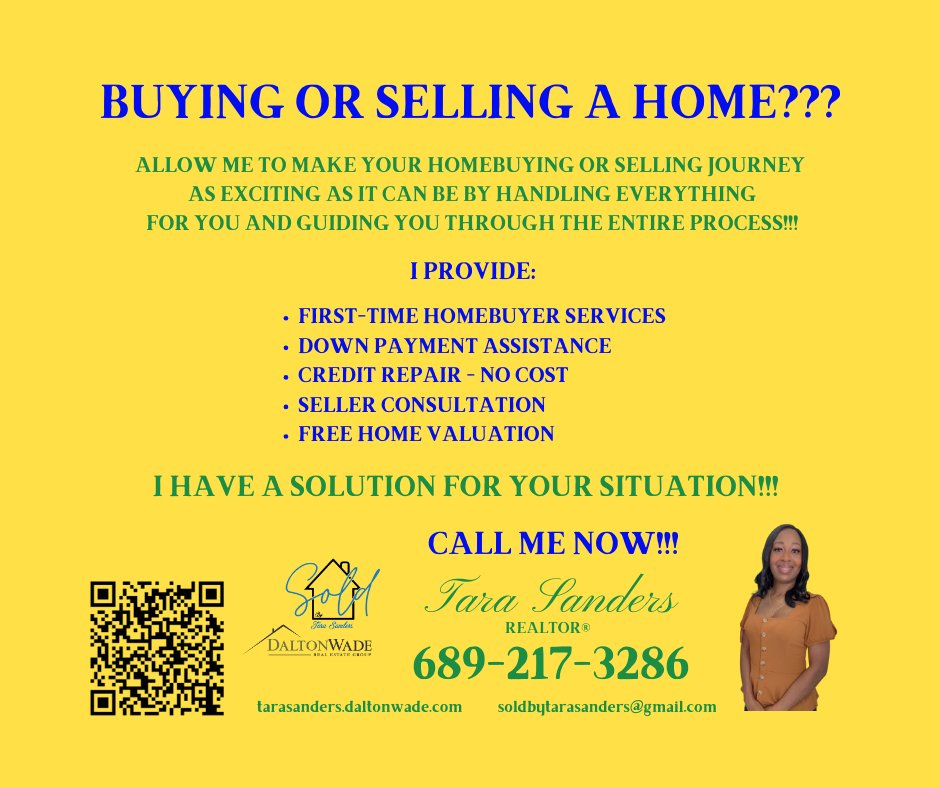 I GOT YOU COVERED!!!
Call Me NOW at 689-217-3286
I SPECIALIZE IN SOLUTIONS FOR YOUR SITUATION!! #fl #firsttimehomebuyer #downpaymentassistance #trustedrealtor #homeownership #viral #trending #popular #creditrepair #relocatetoflorida #renters #singlefamilyhome #parents