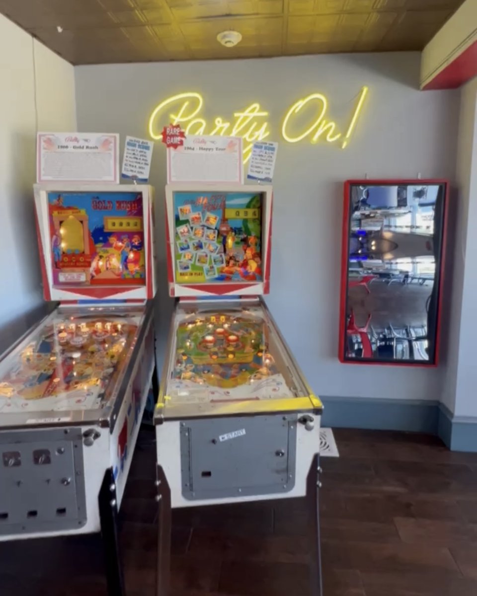 Step back in time and experience the ultimate arcade adventure at Silverball Retro Arcade in Asbury Park!🕹️ Silverball Retro Arcade features classic pinball machines and an array of vintage arcade games. Best part of all? No coins needed! #VisitNJ #AsburyPark #RetroGaming