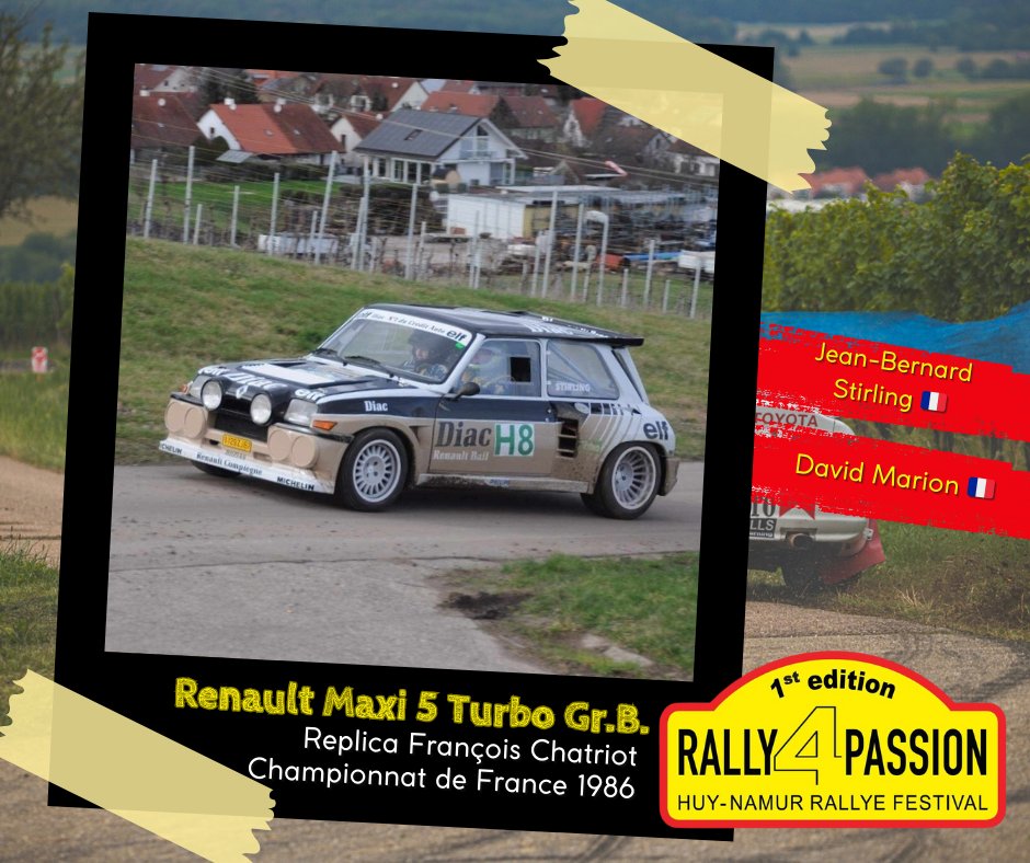 2⃣➡️3⃣Renault 5 Turbo @ Rally4Passion💥💥
R4P.be - 26 &amp; 27 April in🇧🇪