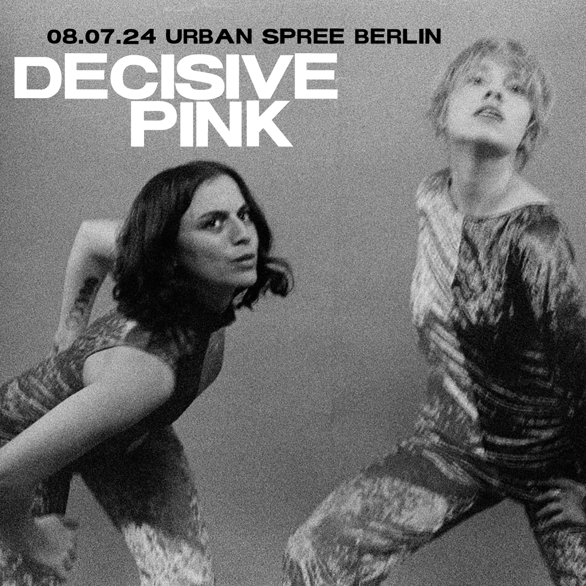 firerecordings's tweet photo. Look who it is! 👀 #decisivepink (@deradoorian + @kattique) announce live dates this summer in Denmark & Berlin...
UPCOMING SHOWS
29 Jun: @orangefeeling, Roskilde, Denmark
08 Jul: @Urban_Spree, Berlin, Germany
Tickets on sale now! 💞 https://t.co/IS4Td27KIg