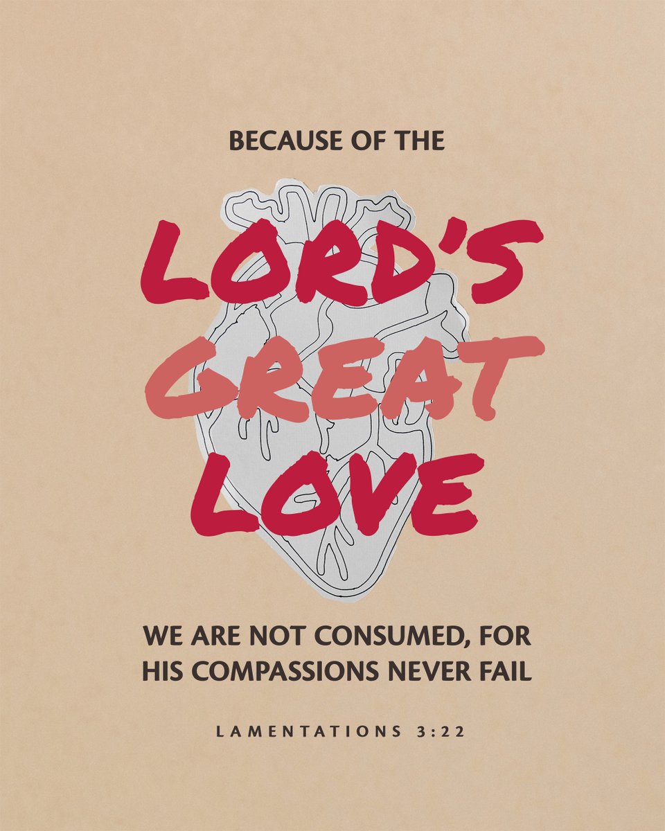 Happy Tuesday! God’s compassion will never fail, no matter how much you’ve messed up or will mess up. His mercy is endless! #heart #love #compassion #mercy #RefugehouseofGod