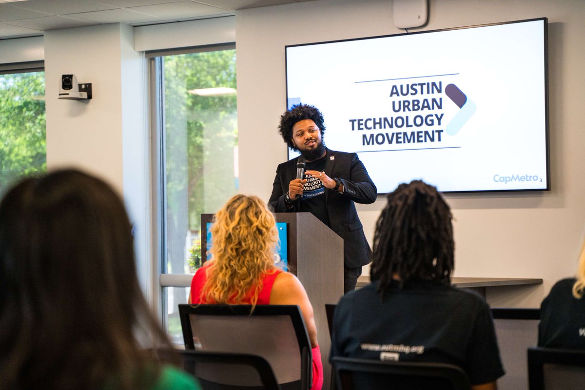 Our next #CapMetroCares partnership is with @autmhq, a non-profit organization whose mission is to bridge the gap between Black & Hispanic communities and the technology industry through job placement, career development, and networking opportunities. 

💜 capmetro.org/cares
